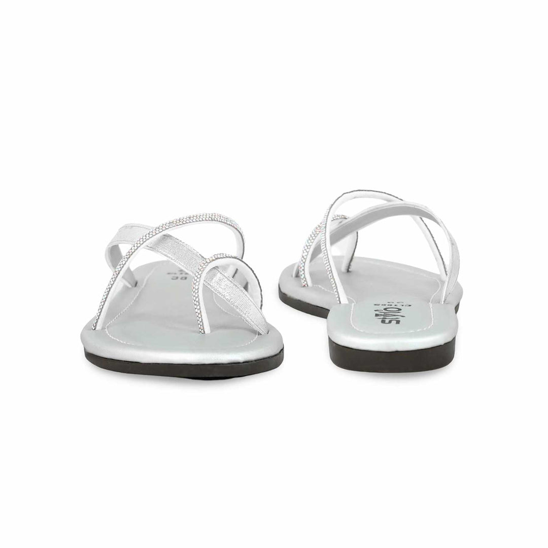 Silver Casual Chappal CL1895