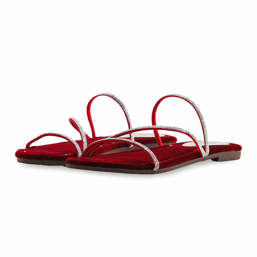 Maroon Casual Slipper CL1958