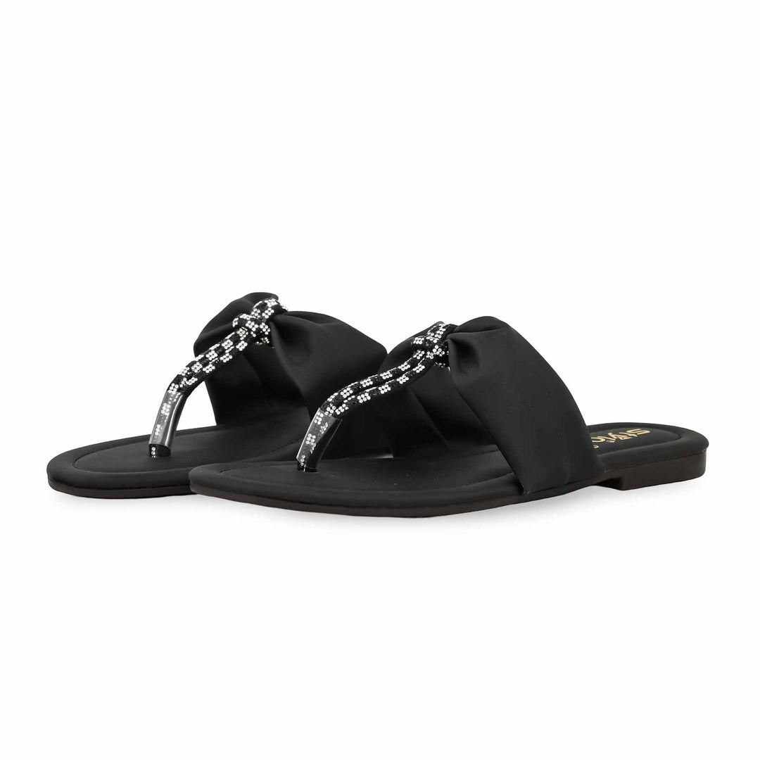 Black Casual Chappal CL1989