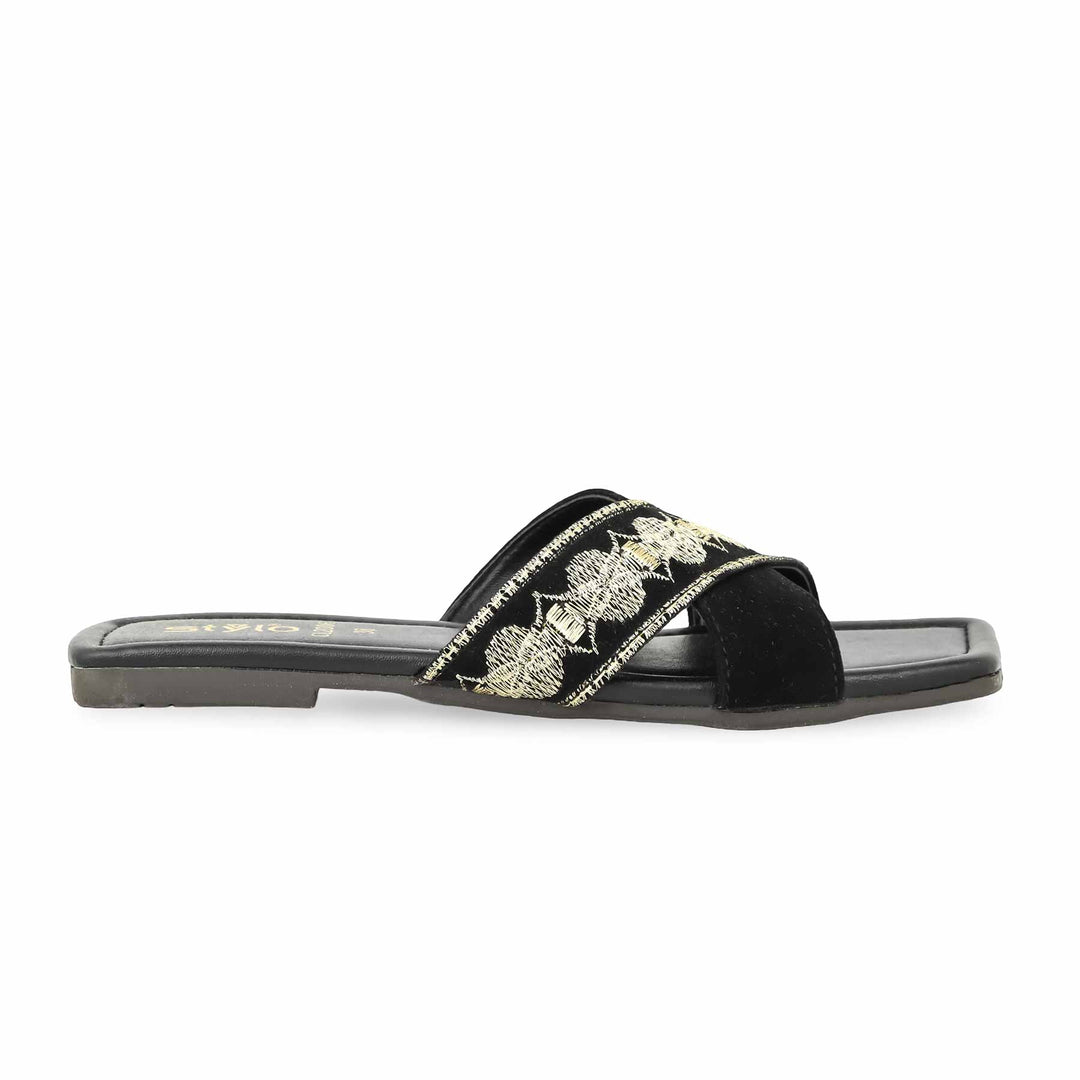 Black Casual Slipper CL2006