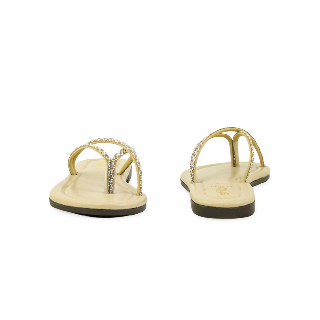 Beige Casual Chappal CL2033