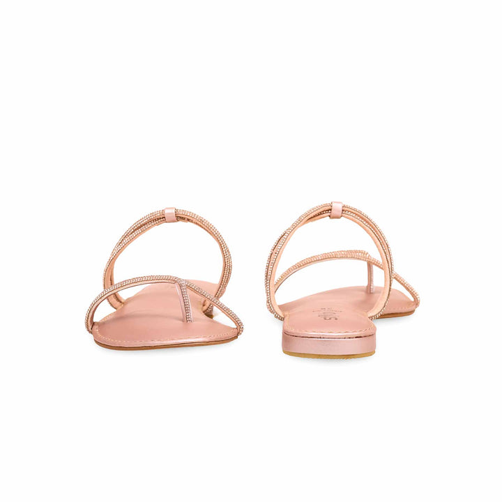 Peach Fancy Chappal FN0734