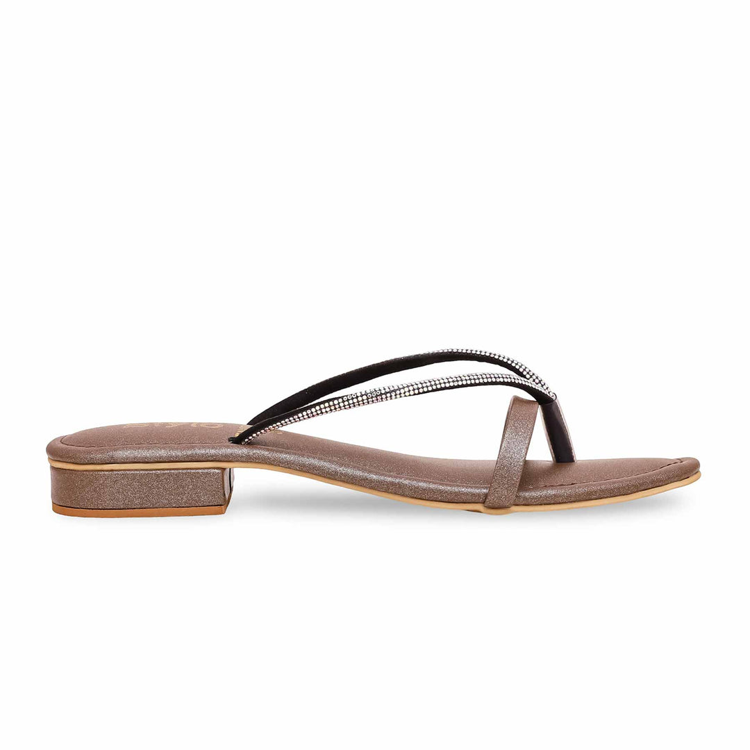 Brown Fancy Chappal FN0768