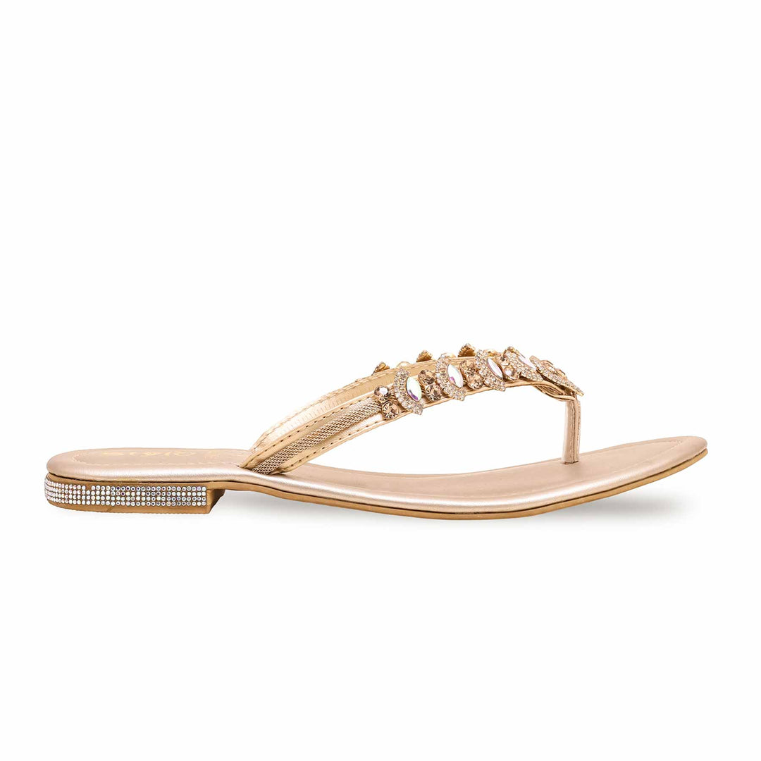 Golden Fancy Chappal FN0777