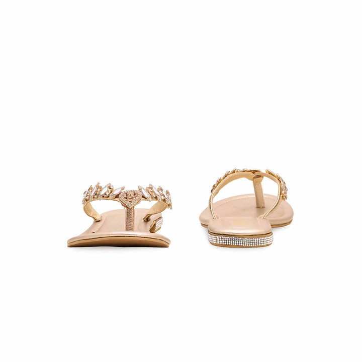 Golden Fancy Chappal FN0777