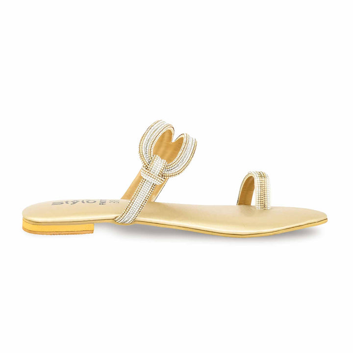 Golden Fancy Chappal FN0787