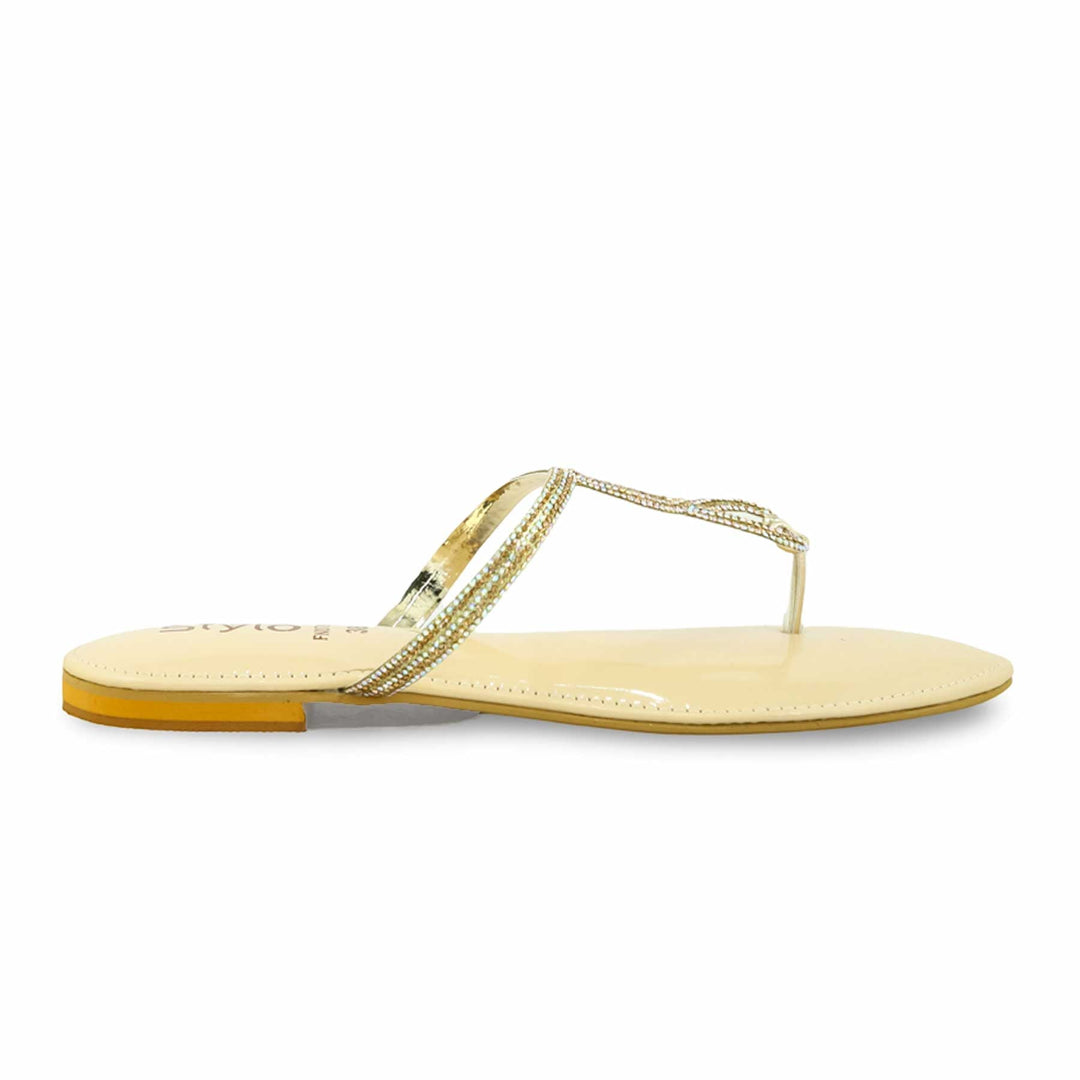 Golden Fancy Chappal FN0789