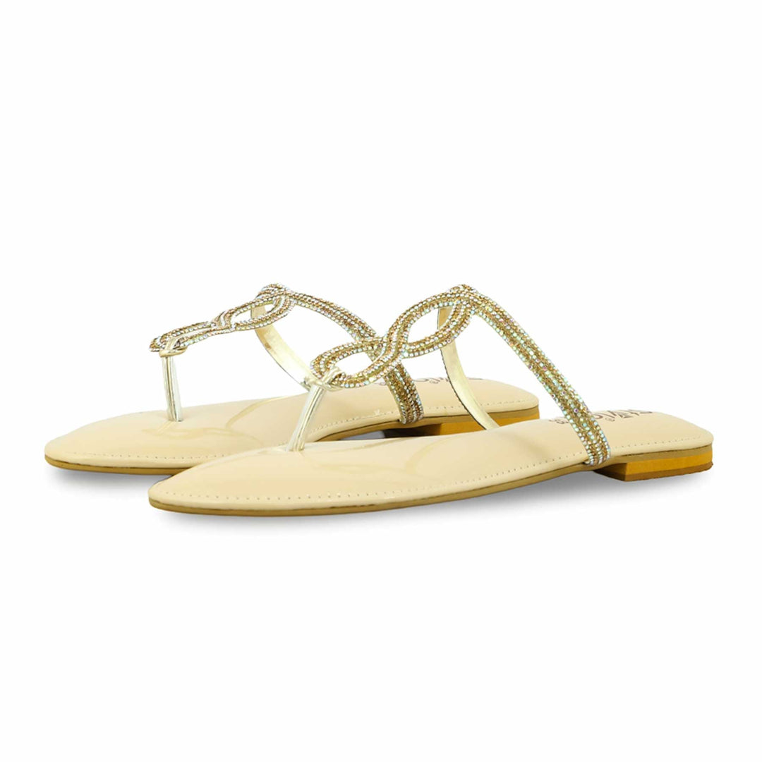 Golden Fancy Chappal FN0789