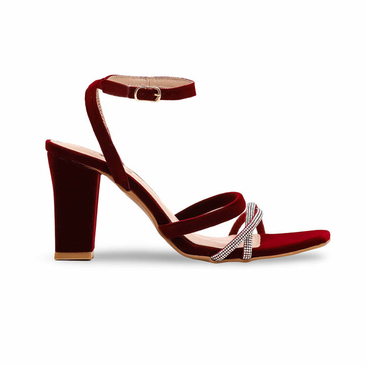 Maroon Fancy Sandal FN5896