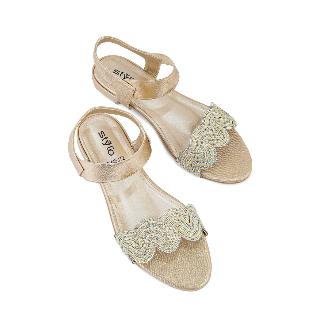 Golden Fancy Sandal FN5972