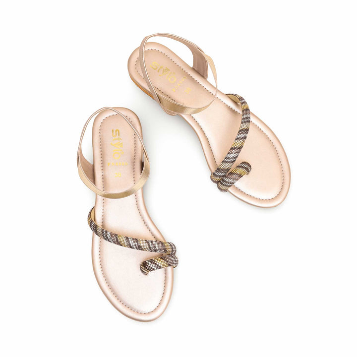 Golden Fancy Sandal FN6000