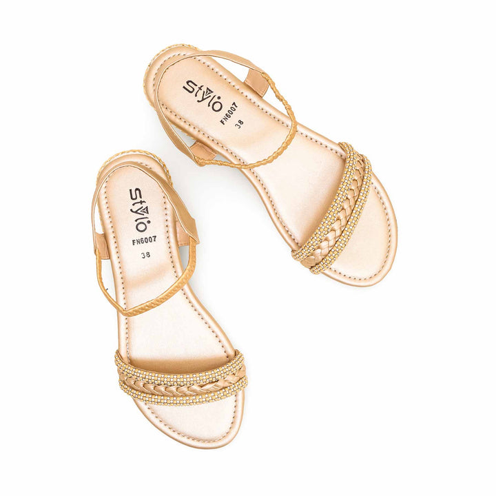 Golden Fancy Sandal FN6007