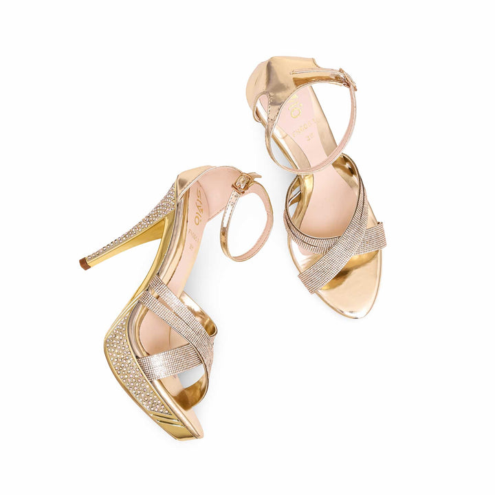 Golden Fancy Sandal FN6051