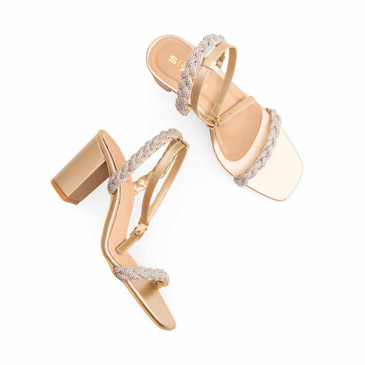 Golden Fancy Sandal FN6055