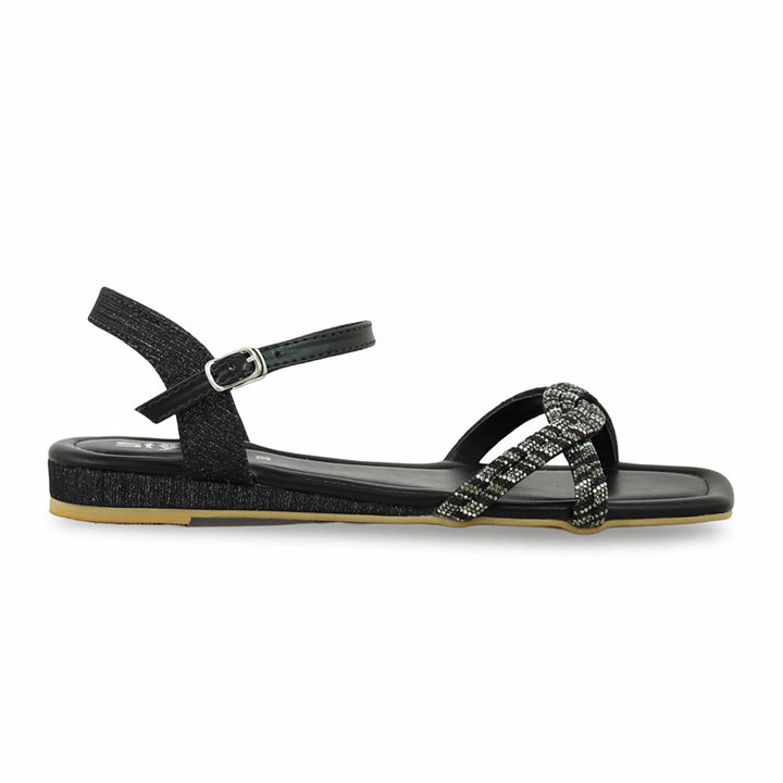 Black Fancy Sandal FN6067