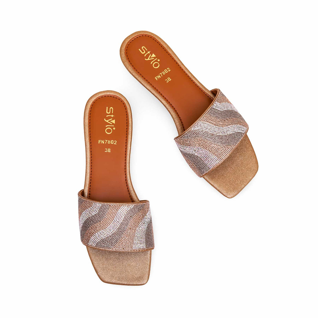 Brown Fancy Slipper FN7802