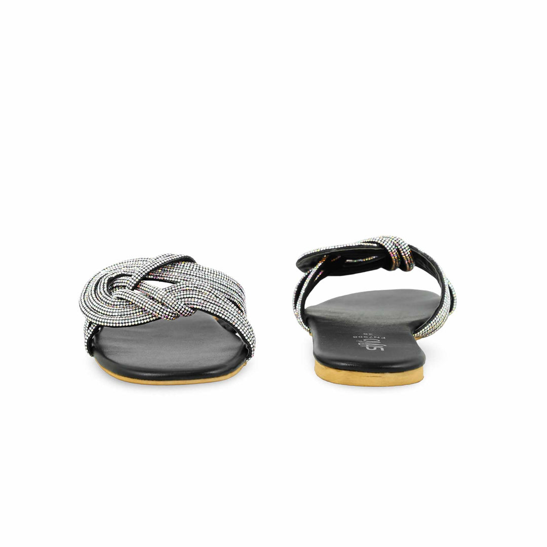 Black Fancy Women Slipper FN7908