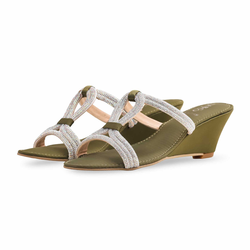 Olive Fancy Slipper FN7914