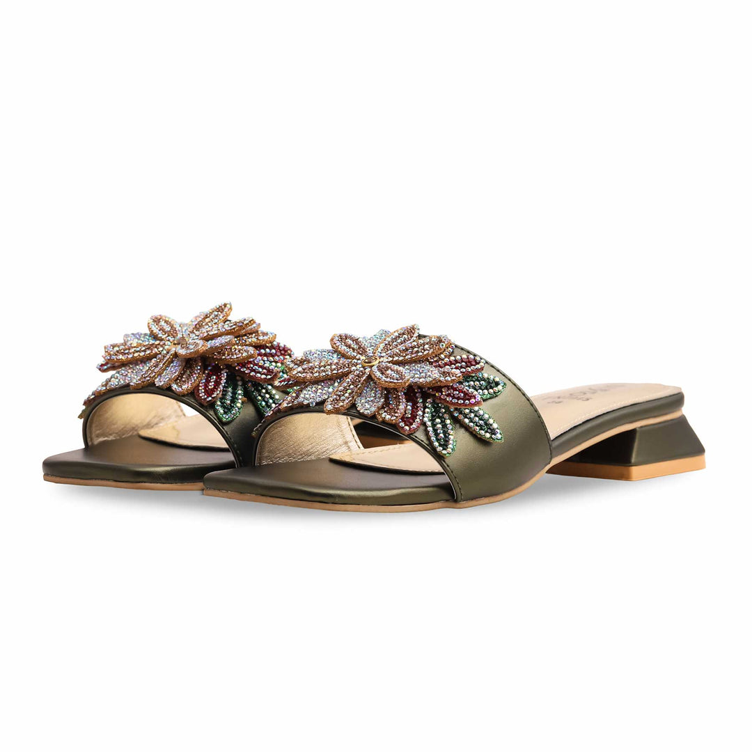 Olive Fancy Slipper FN7945