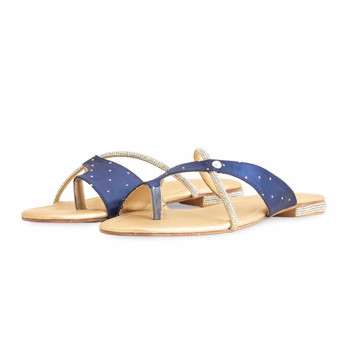 Blue Formal Chappal For ladies FR0559