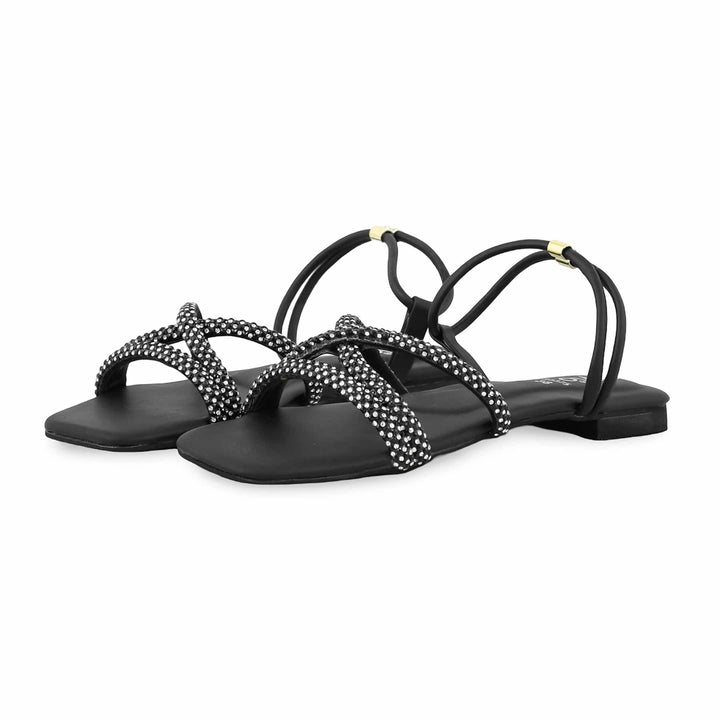 Black Formal Sandal FR5375