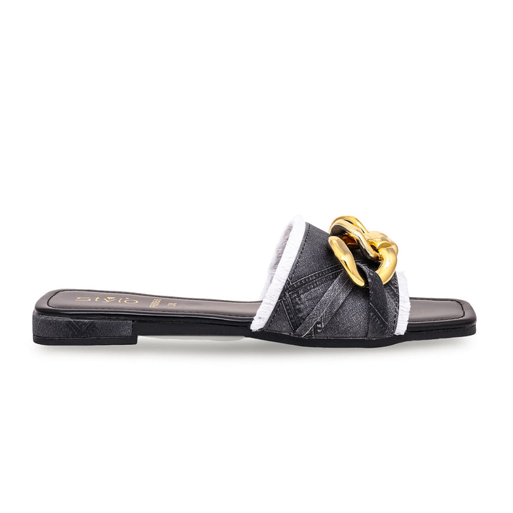 Black Formal Slipper FR8066