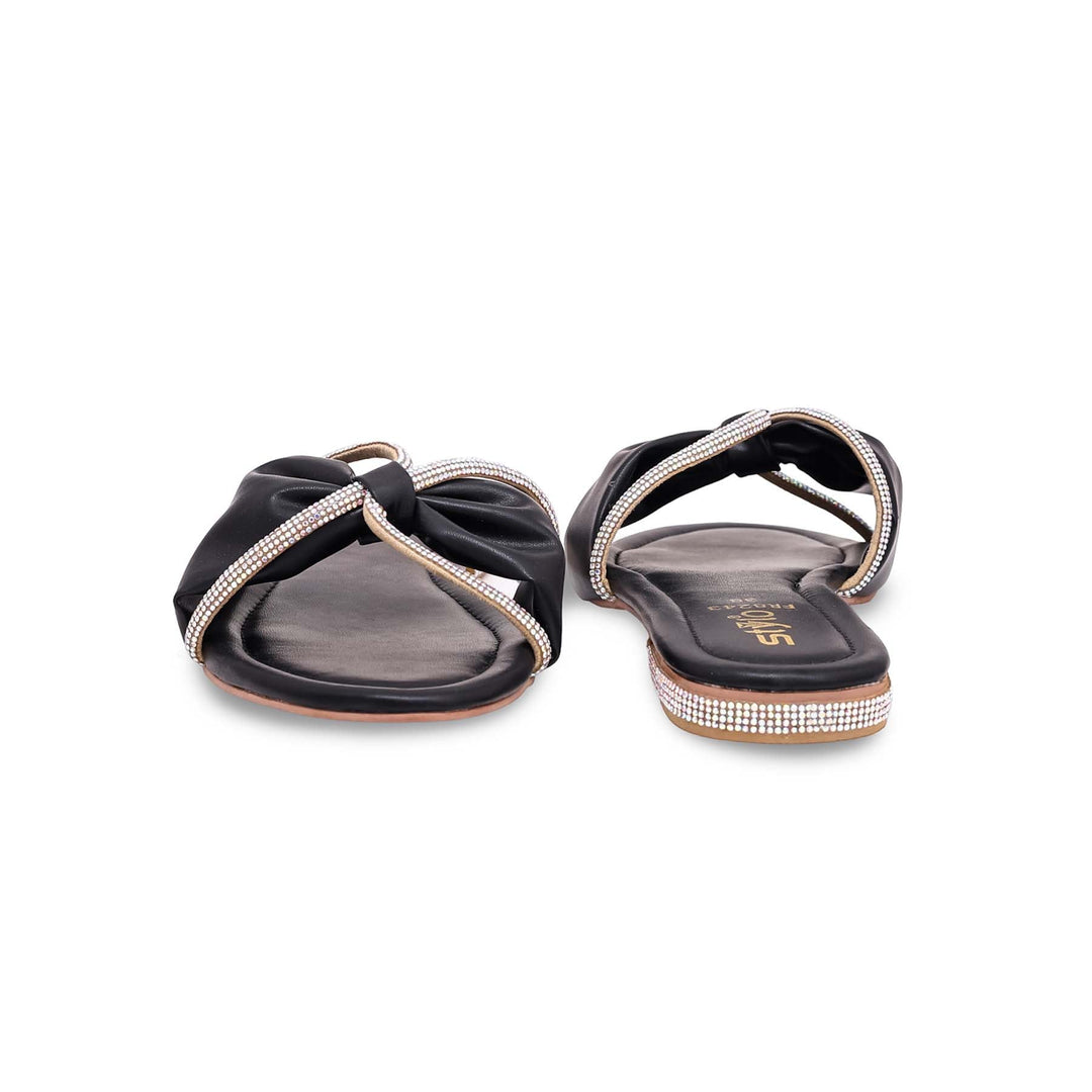 Black Formal Slipper FR8243