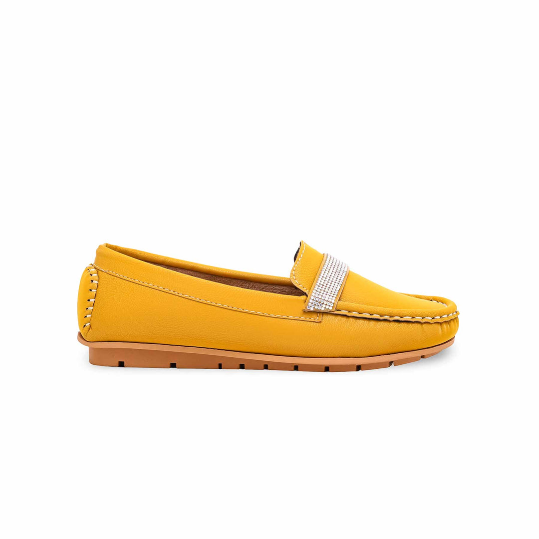 Girls Yellow Casual Moccasin KD0887