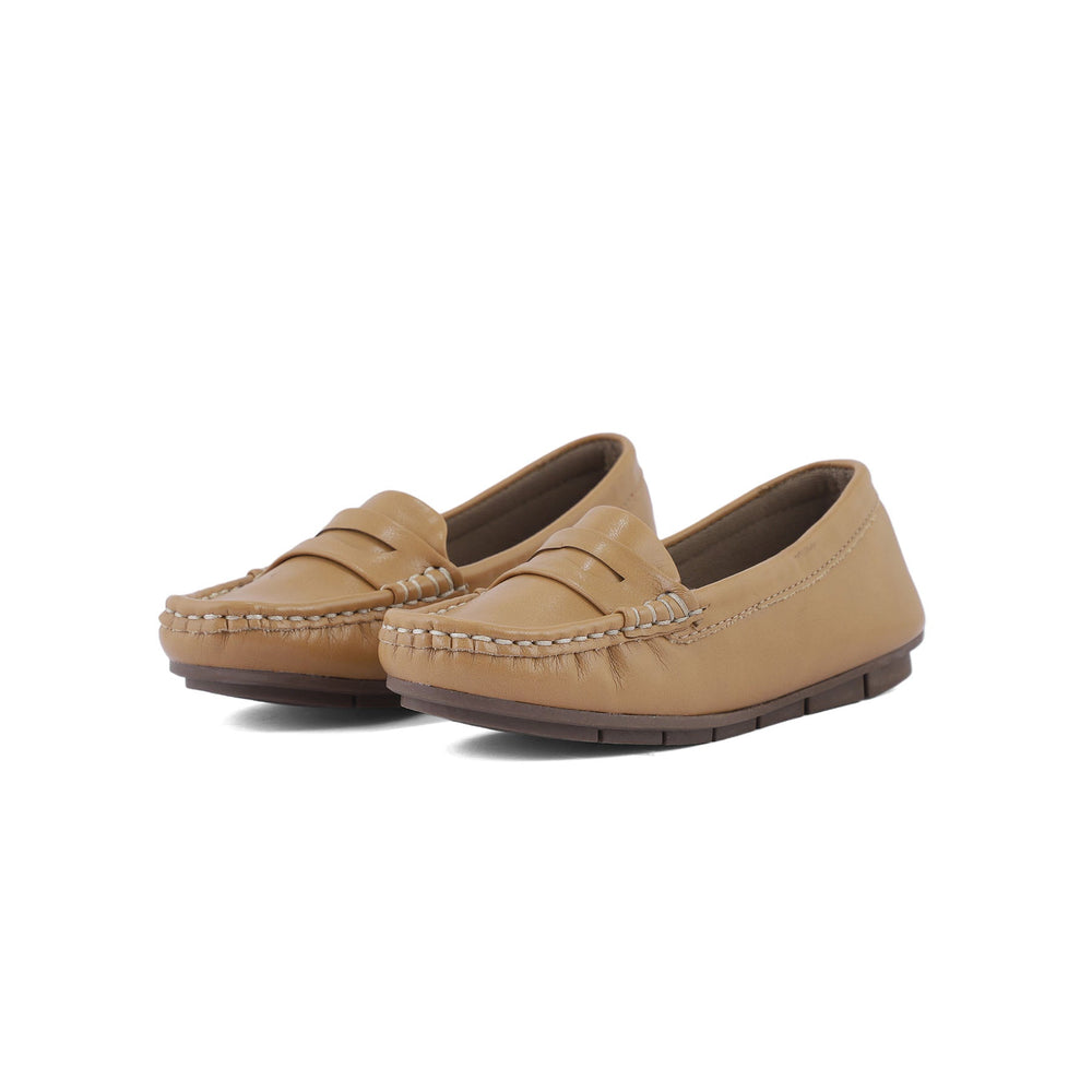 Girls Mustard Formal Moccasin KD2300