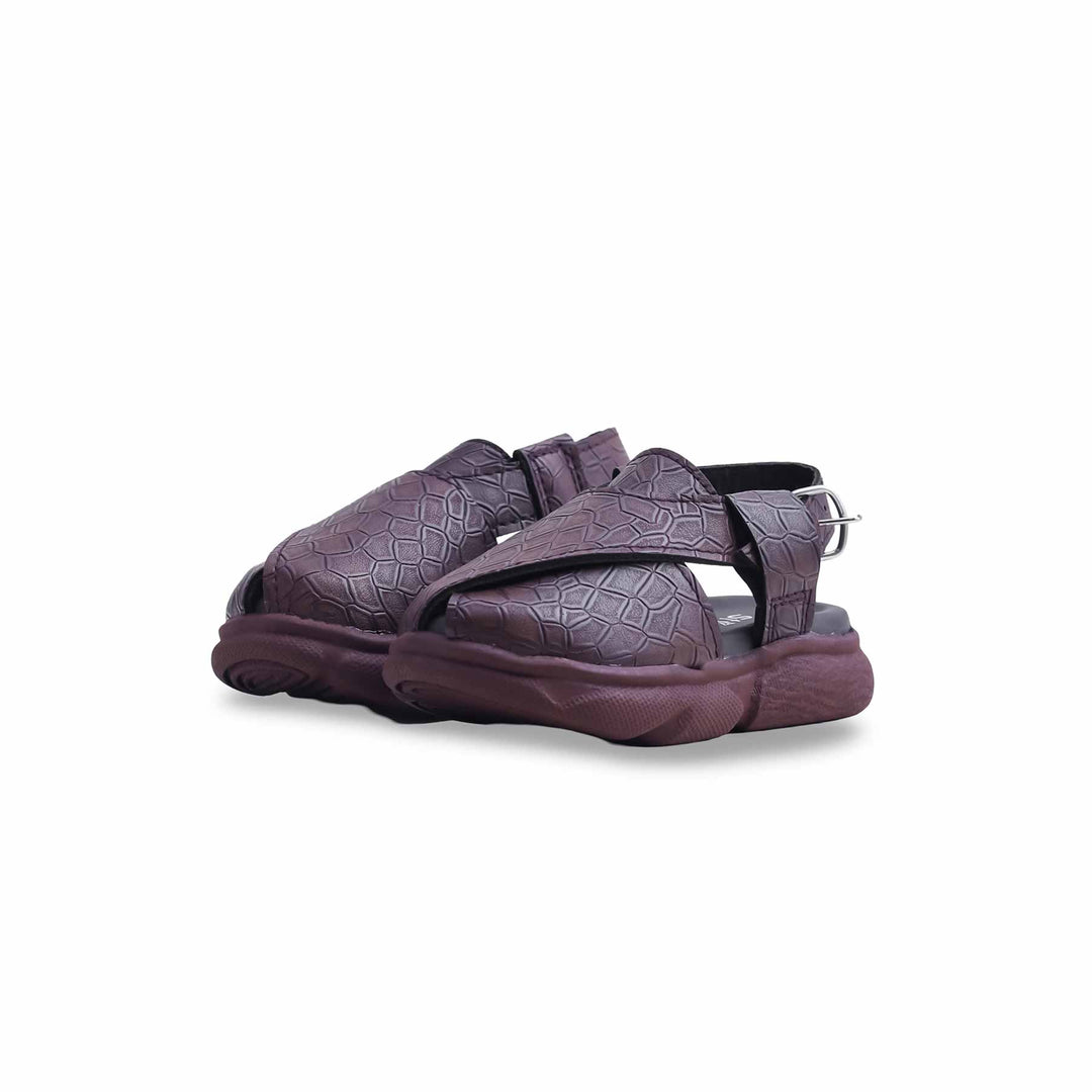 Boys Brown Peshawari Chappal KD4725