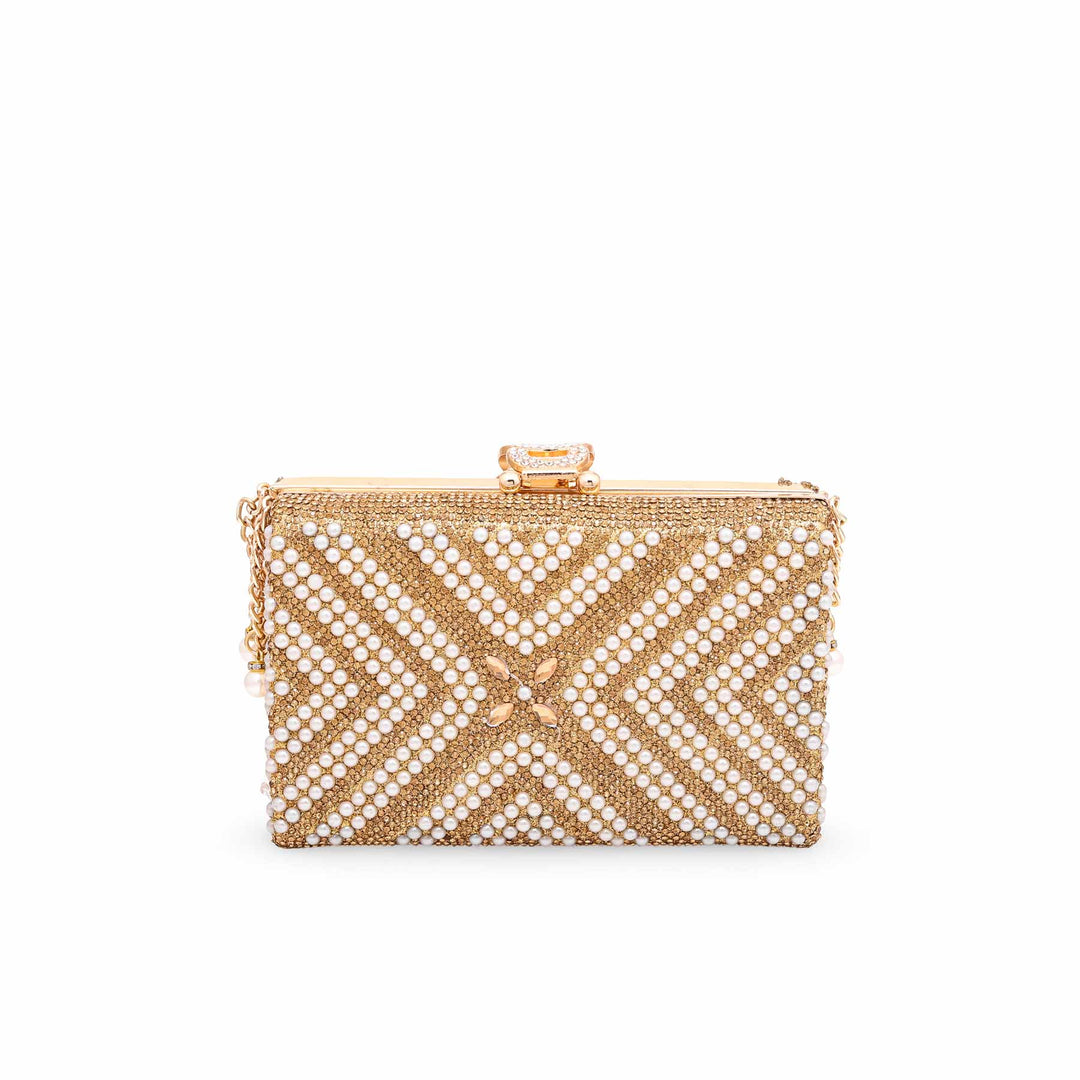 Golden Bridal Clutch P15254