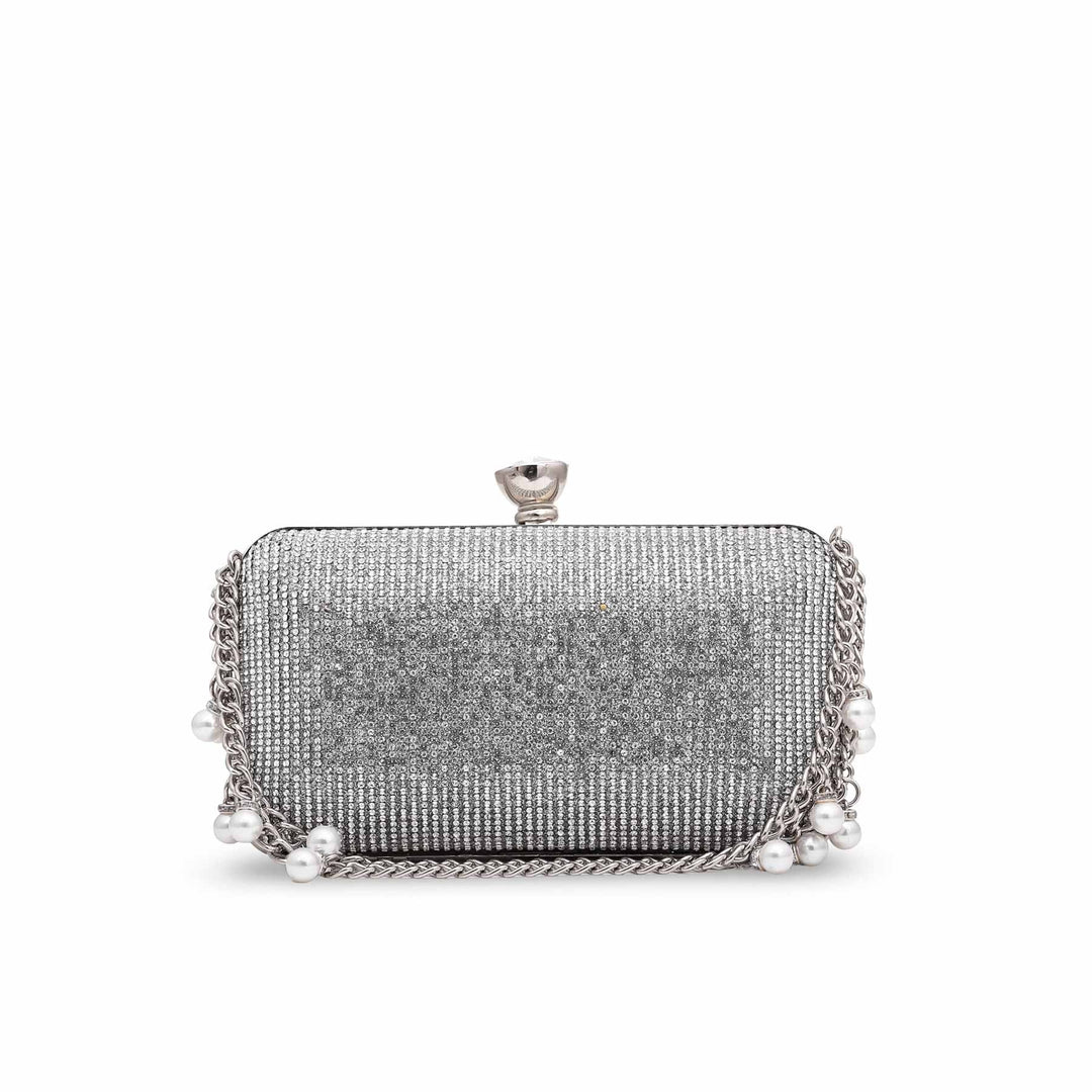 Silver Bridal Clutch P15281