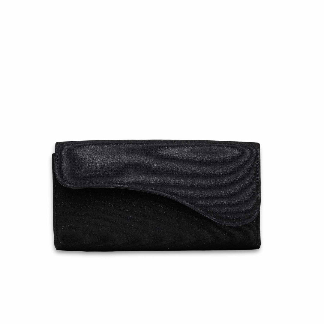 Black Fancy Clutch P15350