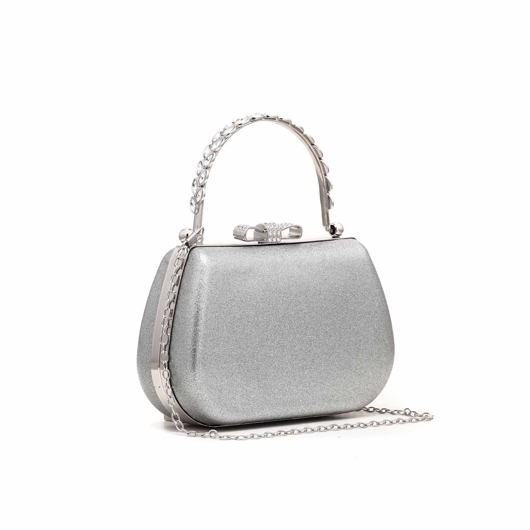 Grey Fancy Clutch P15366