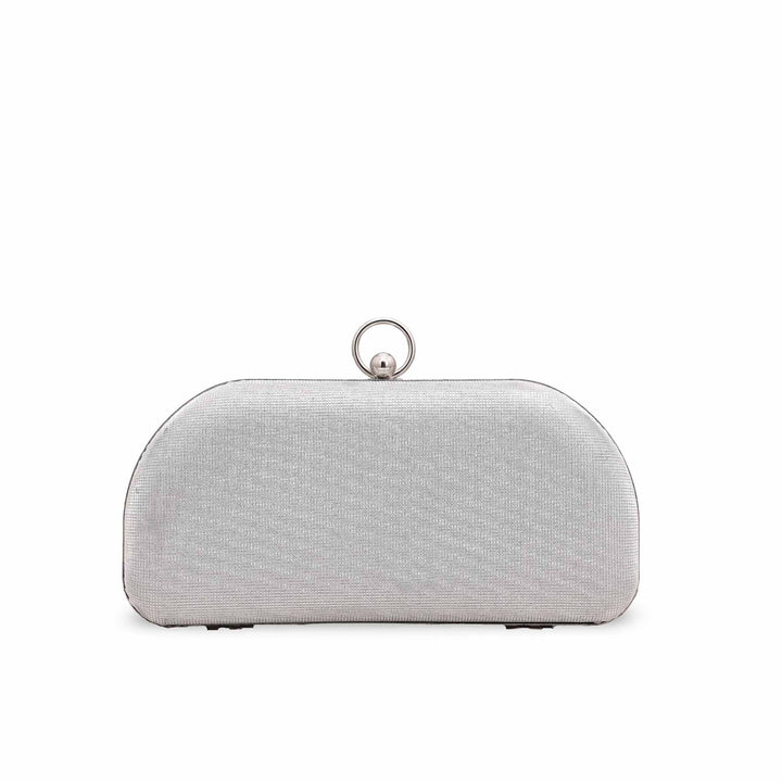 Silver Fancy Clutch P15382