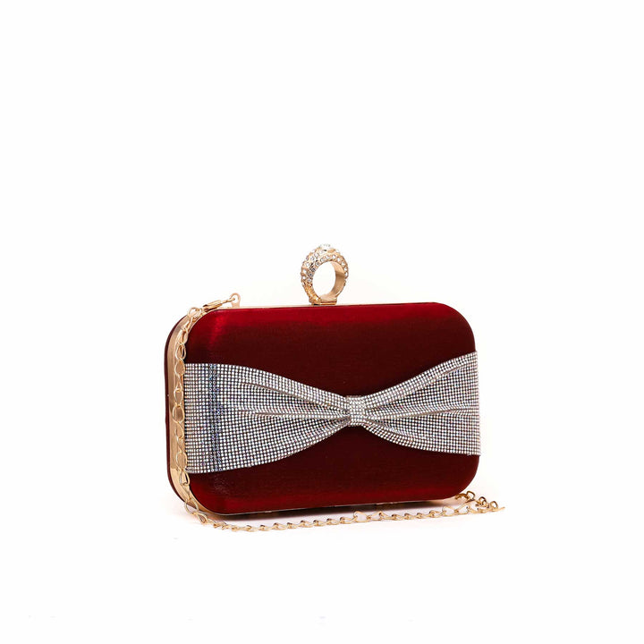 Maroon Formal Clutch P15550