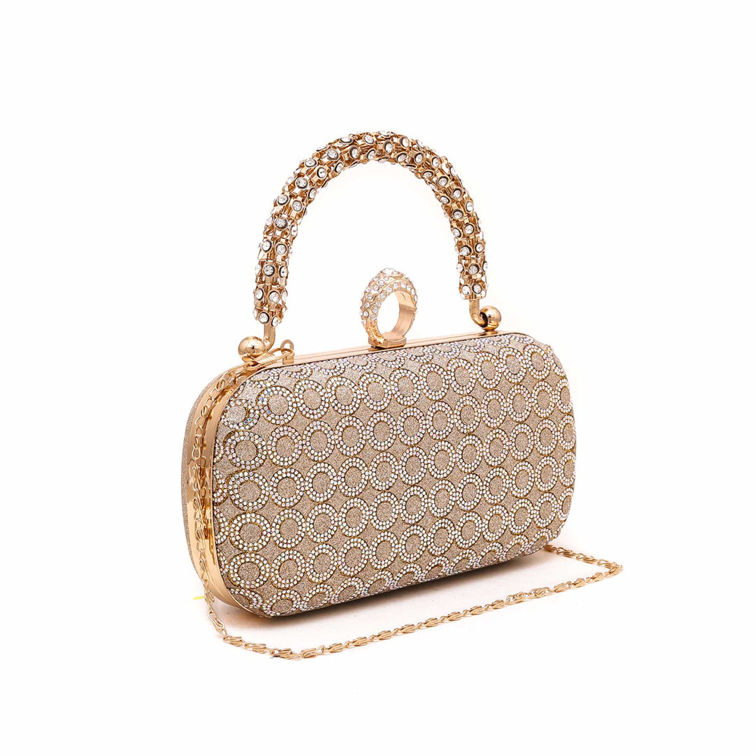 Golden Bridal Clutch P15560