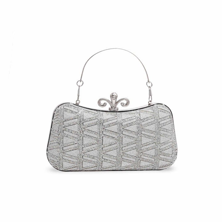 Silver Bridal Clutch P15564