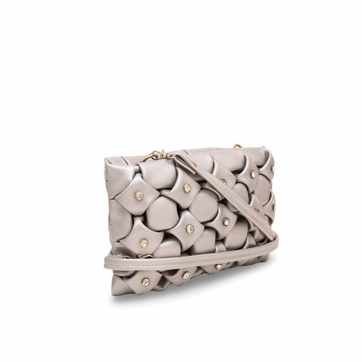 Silver Casual Clutch P55364