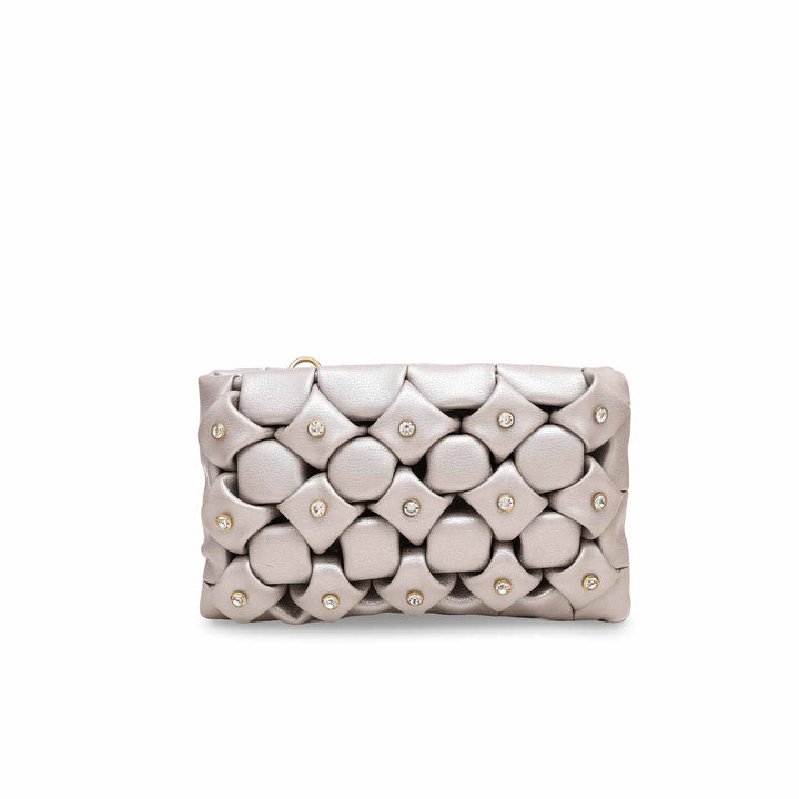 Silver Casual Clutch P55364