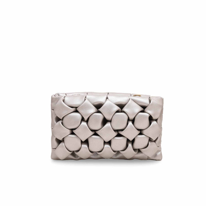 Silver Casual Clutch P55364