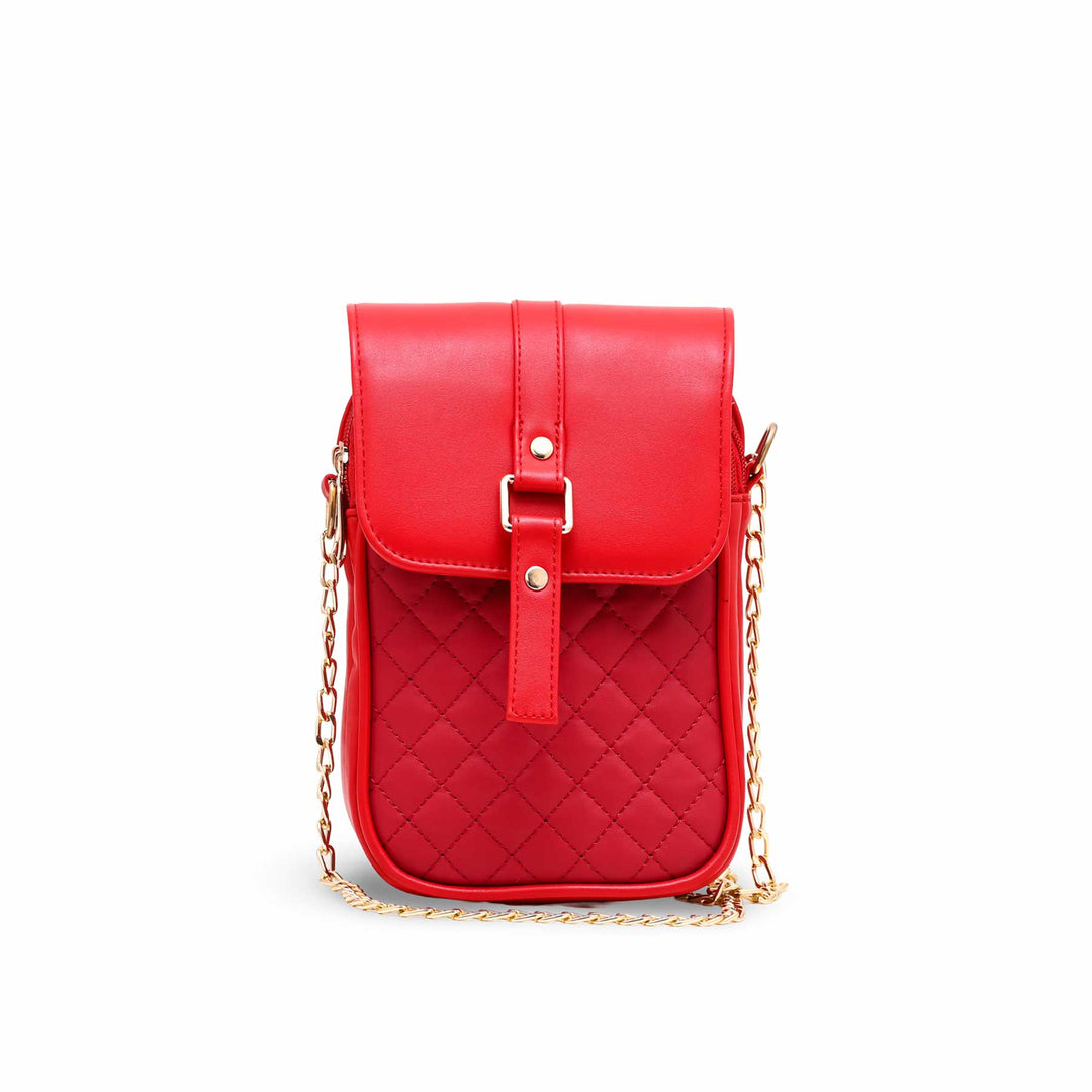 Red Women Casual Pouch