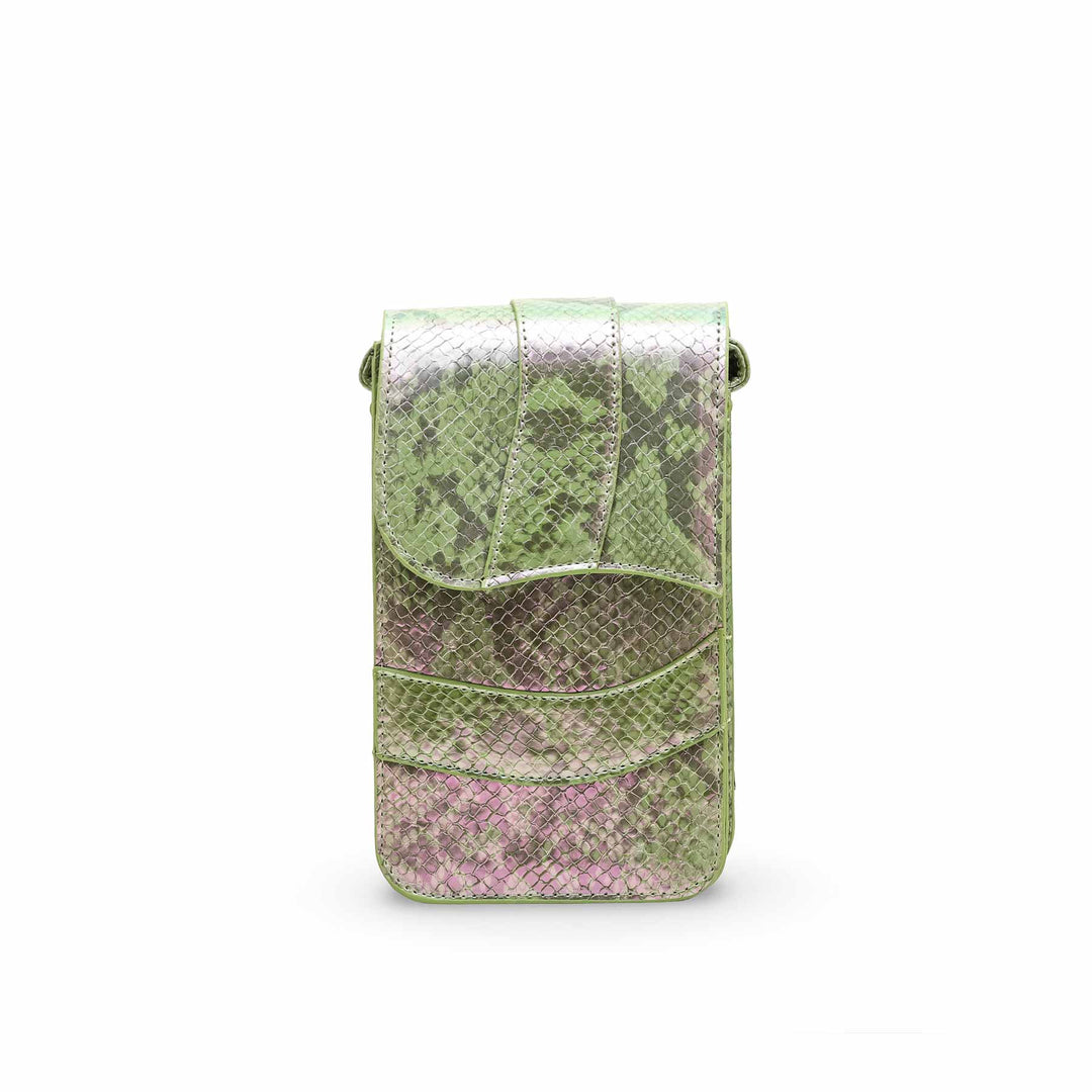 Green Casual Pouch For Women P97524