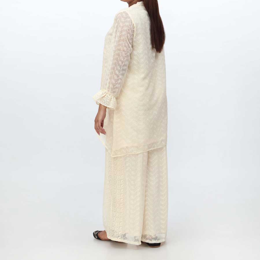 2PC- Embroidered Chiffon Suit PS4237