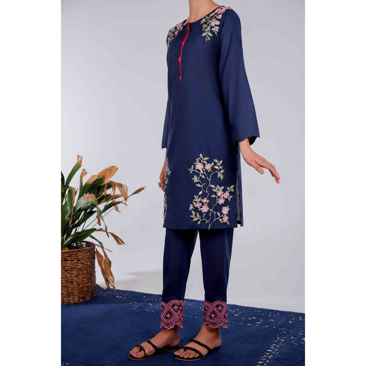 2PC- Embroidered Cambric Suit PS4329