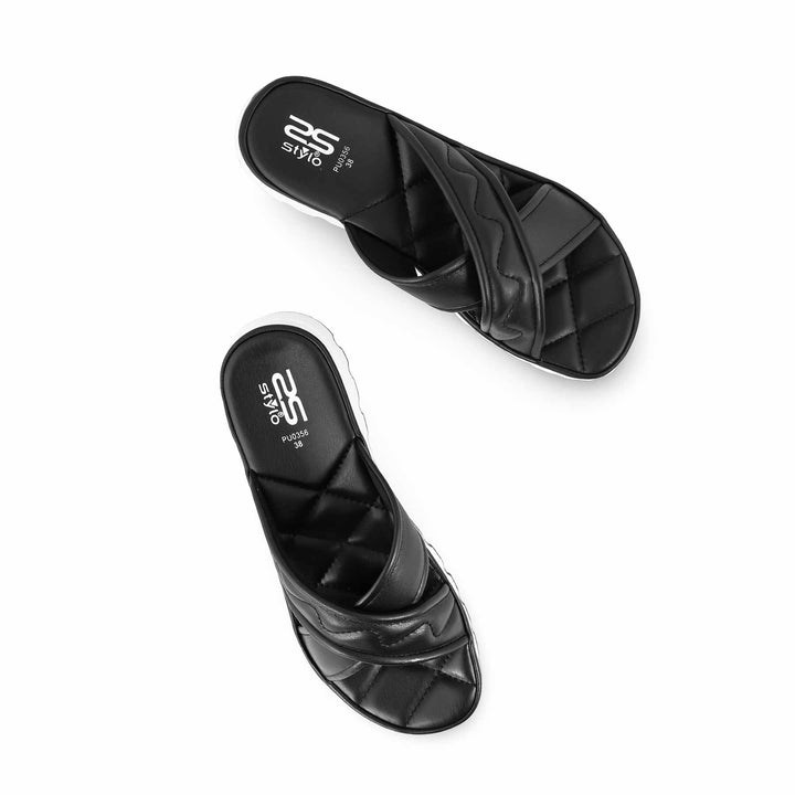 Black Formal Slipper PU0356