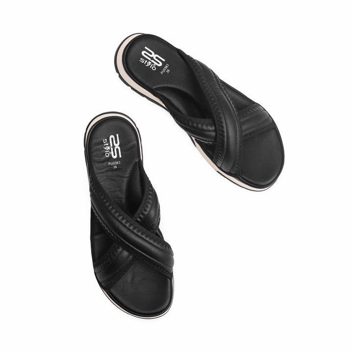 Black Formal Slipper PU0363