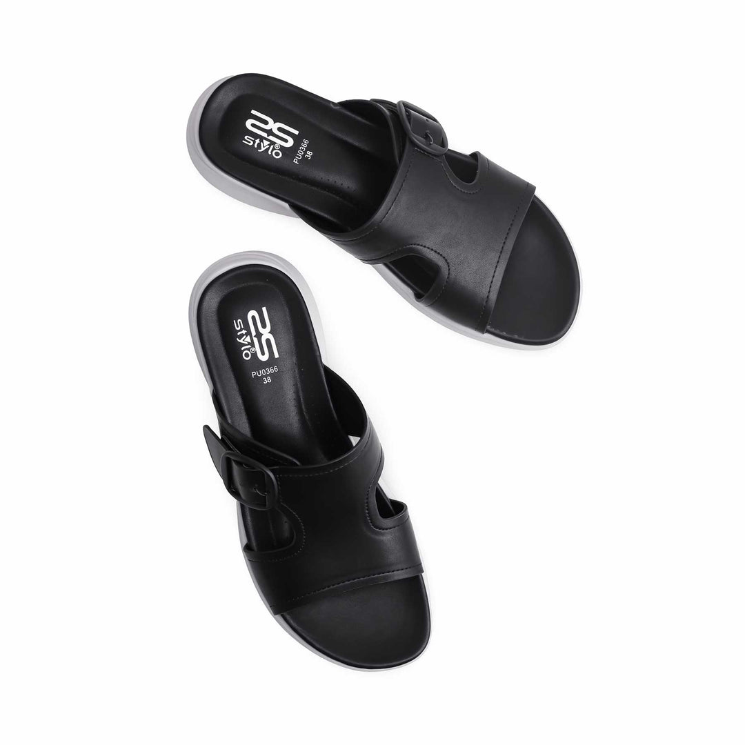 Black Formal Slipper PU0366