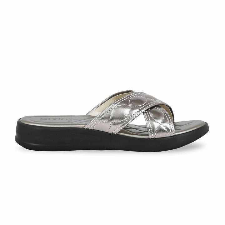 Grey Formal Slipper PU0486