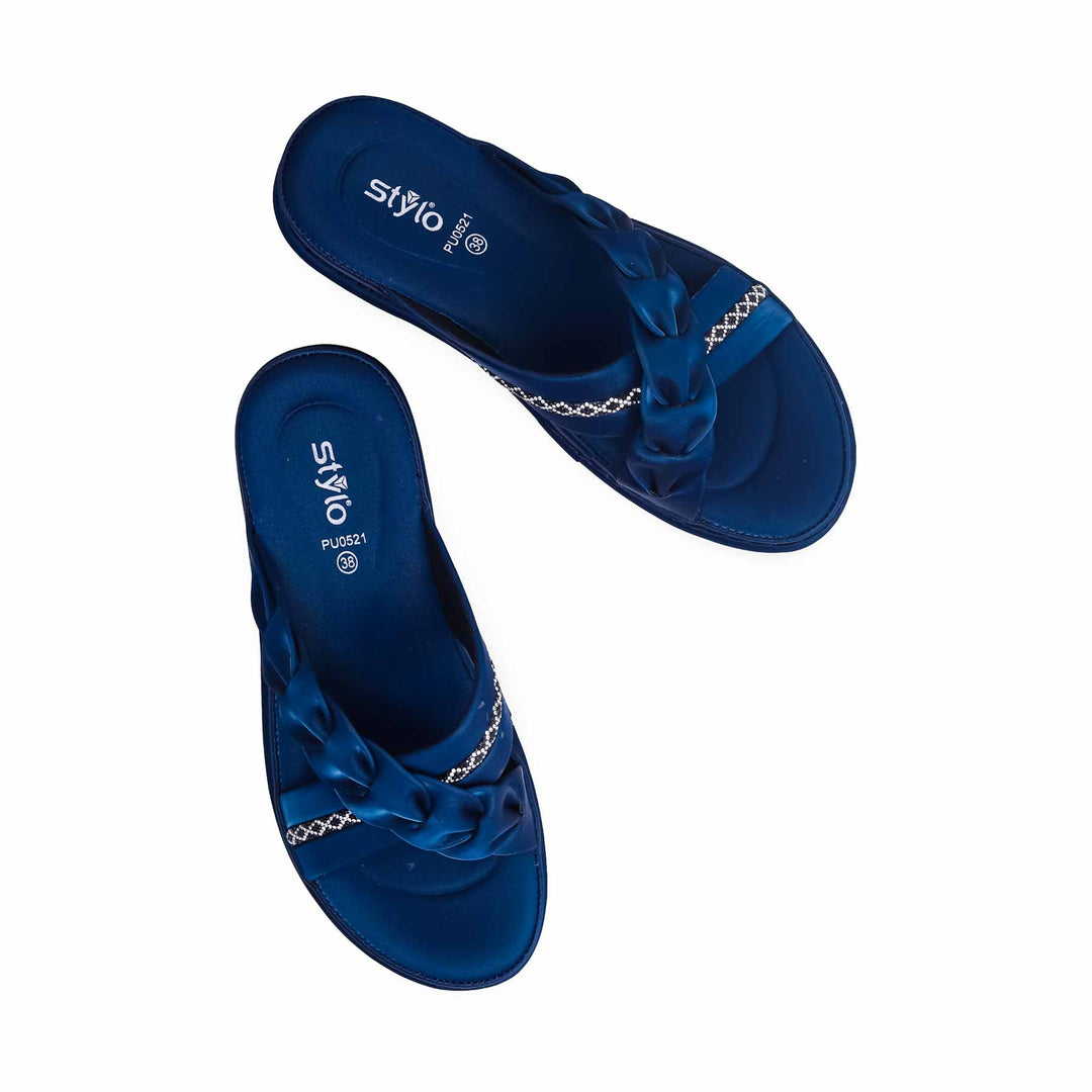 Blue Formal Slipper PU0521